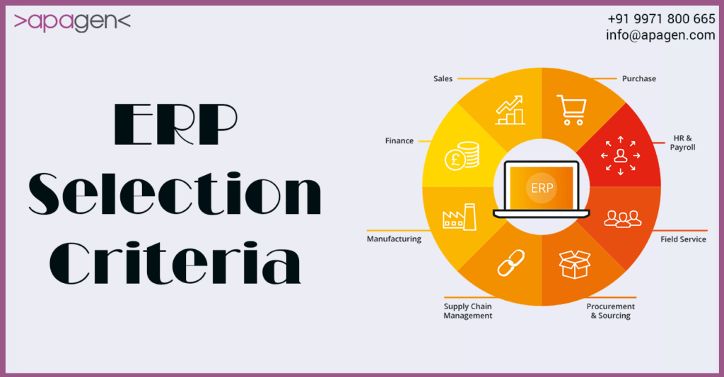 ERP Selection Criteria | ERP Selection Process - Apagen